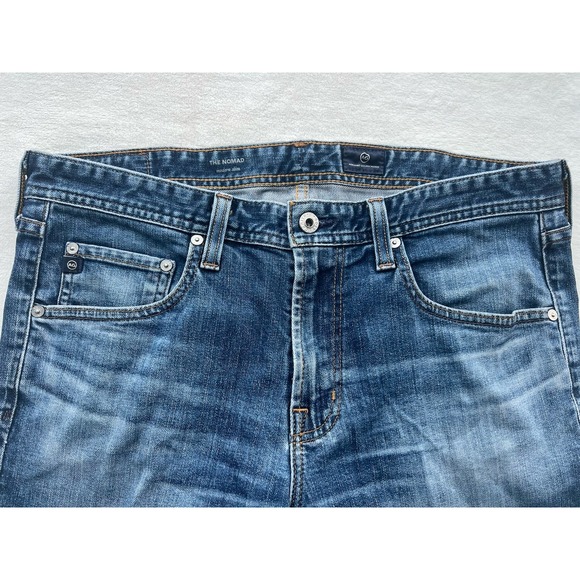 AG The Nomad Modern Slim Denim Jeans USA Made Men Size 34 x 32 (ACT 34x28) - Picture 3 of 10